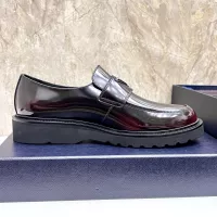 Cheap Prada Leather Shoes For Men #1330236 Replica Wholesale [$155.00 USD] [ITEM#1330236] on Replica Prada Leather Shoes