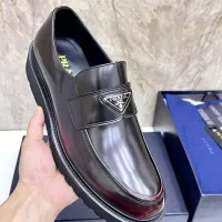 Cheap Prada Leather Shoes For Men #1330236 Replica Wholesale [$155.00 USD] [ITEM#1330236] on Replica Prada Leather Shoes