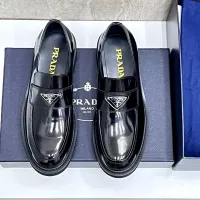 Cheap Prada Leather Shoes For Men #1330237 Replica Wholesale [$155.00 USD] [ITEM#1330237] on Replica Prada Leather Shoes