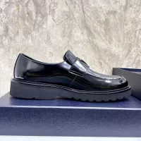 Cheap Prada Leather Shoes For Men #1330237 Replica Wholesale [$155.00 USD] [ITEM#1330237] on Replica Prada Leather Shoes