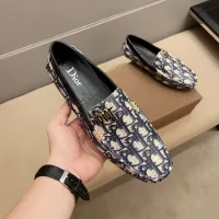 Cheap Christian Dior Leather Shoes For Men #1330245 Replica Wholesale [$72.00 USD] [ITEM#1330245] on Replica Christian Dior Leather Shoes