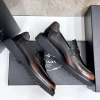 Cheap Prada Leather Shoes For Men #1330378 Replica Wholesale [$155.00 USD] [ITEM#1330378] on Replica Prada Leather Shoes