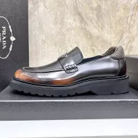 Cheap Prada Leather Shoes For Men #1330378 Replica Wholesale [$155.00 USD] [ITEM#1330378] on Replica Prada Leather Shoes