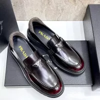Cheap Prada Leather Shoes For Men #1330379 Replica Wholesale [$155.00 USD] [ITEM#1330379] on Replica Prada Leather Shoes