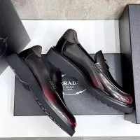 Cheap Prada Leather Shoes For Men #1330379 Replica Wholesale [$155.00 USD] [ITEM#1330379] on Replica Prada Leather Shoes