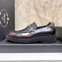 Cheap Prada Leather Shoes For Men #1330379 Replica Wholesale [$155.00 USD] [ITEM#1330379] on Replica Prada Leather Shoes