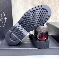 Cheap Prada Leather Shoes For Men #1330379 Replica Wholesale [$155.00 USD] [ITEM#1330379] on Replica Prada Leather Shoes