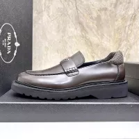 Cheap Prada Leather Shoes For Men #1330380 Replica Wholesale [$155.00 USD] [ITEM#1330380] on Replica Prada Leather Shoes