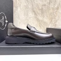 Cheap Prada Leather Shoes For Men #1330380 Replica Wholesale [$155.00 USD] [ITEM#1330380] on Replica Prada Leather Shoes