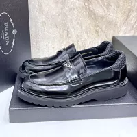 Cheap Prada Leather Shoes For Men #1330381 Replica Wholesale [$155.00 USD] [ITEM#1330381] on Replica Prada Leather Shoes