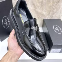 Cheap Prada Leather Shoes For Men #1330381 Replica Wholesale [$155.00 USD] [ITEM#1330381] on Replica Prada Leather Shoes