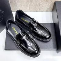 Cheap Prada Leather Shoes For Men #1330381 Replica Wholesale [$155.00 USD] [ITEM#1330381] on Replica Prada Leather Shoes