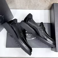 Cheap Prada Leather Shoes For Men #1330381 Replica Wholesale [$155.00 USD] [ITEM#1330381] on Replica Prada Leather Shoes