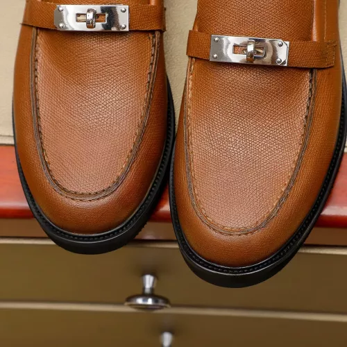 Cheap Hermes Leather Shoes For Men #1330752 Replica Wholesale [$85.00 USD] [ITEM#1330752] on Replica Hermes Leather Shoes