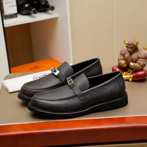 Cheap Hermes Leather Shoes For Men #1330753 Replica Wholesale [$85.00 USD] [ITEM#1330753] on Replica Hermes Leather Shoes