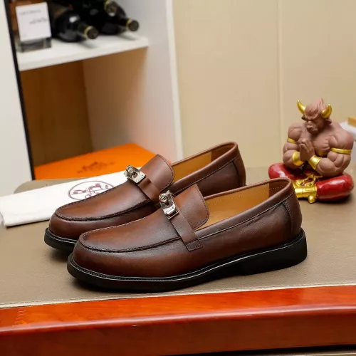 Cheap Hermes Leather Shoes For Men #1330756 Replica Wholesale [$85.00 USD] [ITEM#1330756] on Replica Hermes Leather Shoes