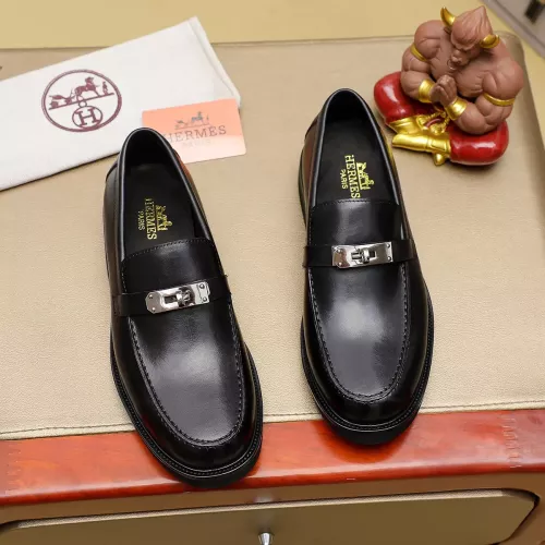 Cheap Hermes Leather Shoes For Men #1330758 Replica Wholesale [$85.00 USD] [ITEM#1330758] on Replica Hermes Leather Shoes