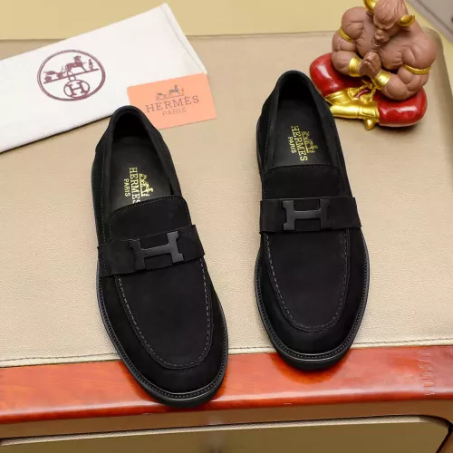 Cheap Hermes Leather Shoes For Men #1330762 Replica Wholesale [$85.00 USD] [ITEM#1330762] on Replica Hermes Leather Shoes