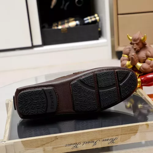 Cheap Hermes Leather Shoes For Men #1330764 Replica Wholesale [$72.00 USD] [ITEM#1330764] on Replica Hermes Leather Shoes