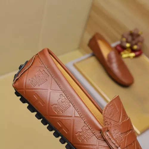 Cheap Hermes Leather Shoes For Men #1330769 Replica Wholesale [$76.00 USD] [ITEM#1330769] on Replica Hermes Leather Shoes
