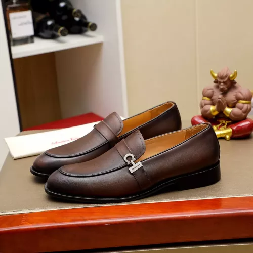 Salvatore Ferragamo Leather Shoes For Men #1330774