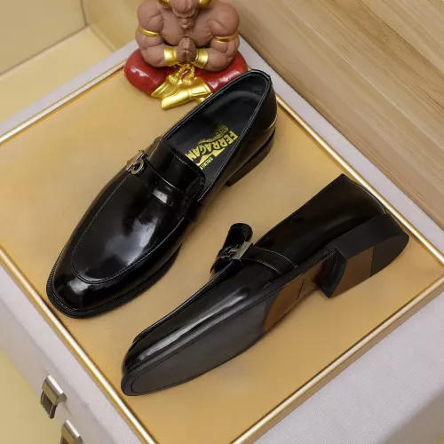 Cheap Salvatore Ferragamo Leather Shoes For Men #1330780 Replica Wholesale [$85.00 USD] [ITEM#1330780] on Replica Salvatore Ferragamo Leather Shoes