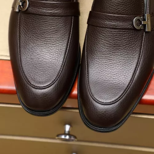 Cheap Salvatore Ferragamo Leather Shoes For Men #1330781 Replica Wholesale [$85.00 USD] [ITEM#1330781] on Replica Salvatore Ferragamo Leather Shoes