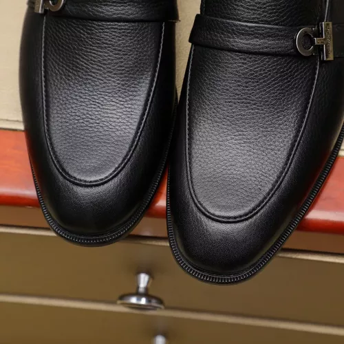 Cheap Salvatore Ferragamo Leather Shoes For Men #1330782 Replica Wholesale [$85.00 USD] [ITEM#1330782] on Replica Salvatore Ferragamo Leather Shoes
