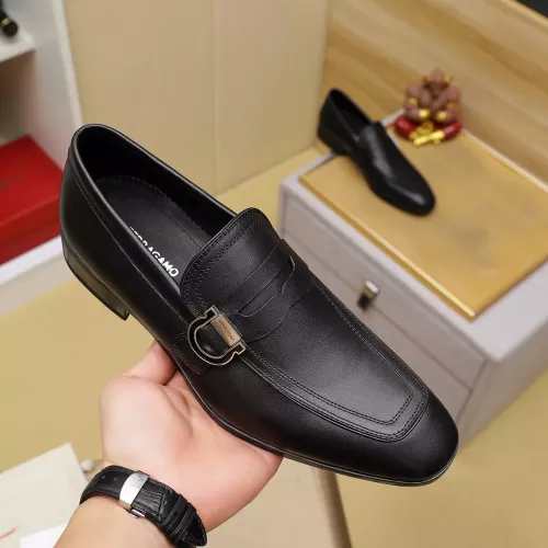 Cheap Salvatore Ferragamo Leather Shoes For Men #1330792 Replica Wholesale [$108.00 USD] [ITEM#1330792] on Replica Salvatore Ferragamo Leather Shoes