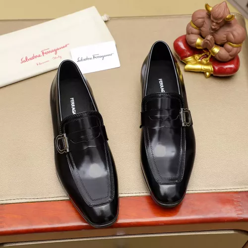Cheap Salvatore Ferragamo Leather Shoes For Men #1330794 Replica Wholesale [$108.00 USD] [ITEM#1330794] on Replica Salvatore Ferragamo Leather Shoes