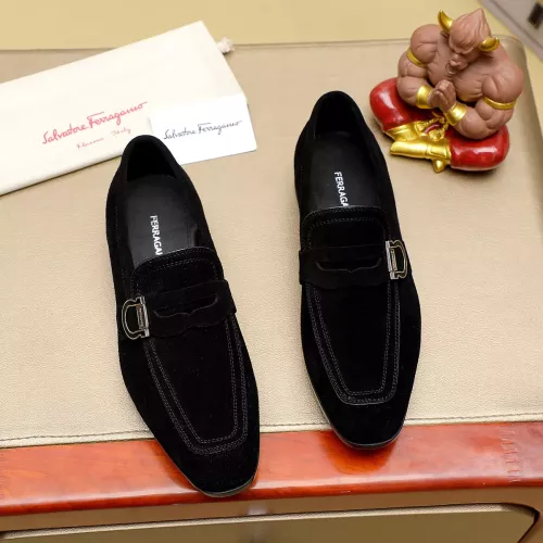 Cheap Salvatore Ferragamo Leather Shoes For Men #1330795 Replica Wholesale [$108.00 USD] [ITEM#1330795] on Replica Salvatore Ferragamo Leather Shoes