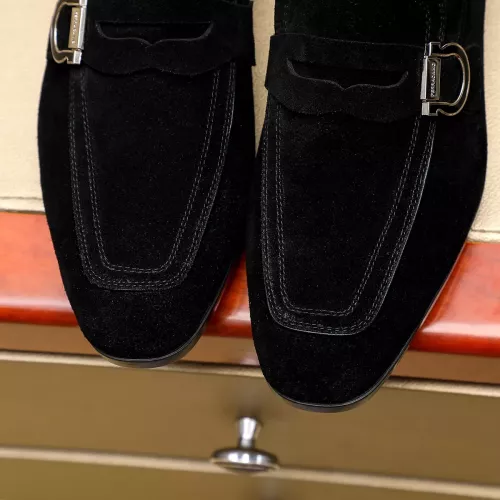 Cheap Salvatore Ferragamo Leather Shoes For Men #1330795 Replica Wholesale [$108.00 USD] [ITEM#1330795] on Replica Salvatore Ferragamo Leather Shoes