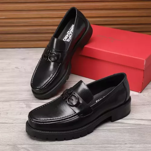 Salvatore Ferragamo Leather Shoes For Men #1330801