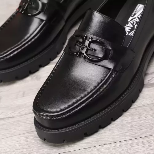 Cheap Salvatore Ferragamo Leather Shoes For Men #1330801 Replica Wholesale [$96.00 USD] [ITEM#1330801] on Replica Salvatore Ferragamo Leather Shoes