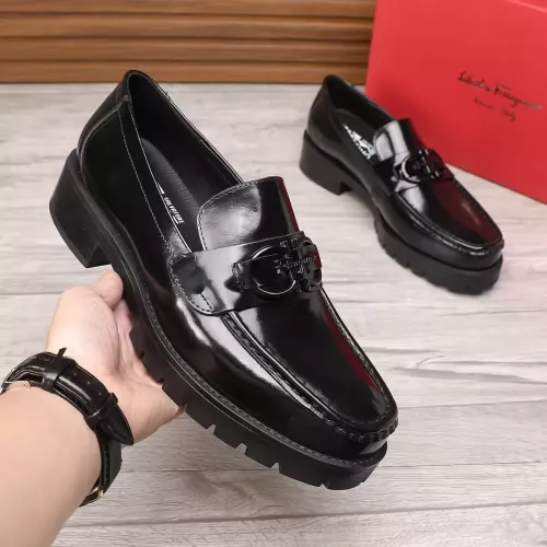 Cheap Salvatore Ferragamo Leather Shoes For Men #1330802 Replica Wholesale [$96.00 USD] [ITEM#1330802] on Replica Salvatore Ferragamo Leather Shoes