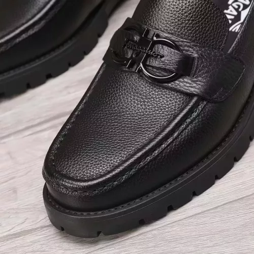 Cheap Salvatore Ferragamo Leather Shoes For Men #1330803 Replica Wholesale [$96.00 USD] [ITEM#1330803] on Replica Salvatore Ferragamo Leather Shoes