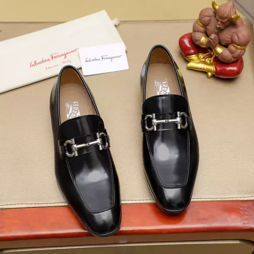 Cheap Salvatore Ferragamo Leather Shoes For Men #1330807 Replica Wholesale [$108.00 USD] [ITEM#1330807] on Replica Salvatore Ferragamo Leather Shoes