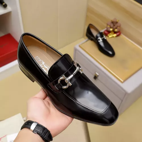 Cheap Salvatore Ferragamo Leather Shoes For Men #1330807 Replica Wholesale [$108.00 USD] [ITEM#1330807] on Replica Salvatore Ferragamo Leather Shoes