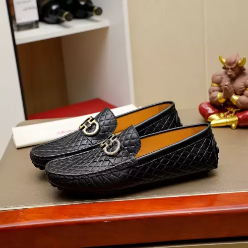 Cheap Salvatore Ferragamo Leather Shoes For Men #1330809 Replica Wholesale [$76.00 USD] [ITEM#1330809] on Replica Salvatore Ferragamo Leather Shoes