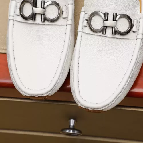 Cheap Salvatore Ferragamo Leather Shoes For Men #1330810 Replica Wholesale [$76.00 USD] [ITEM#1330810] on Replica Salvatore Ferragamo Leather Shoes