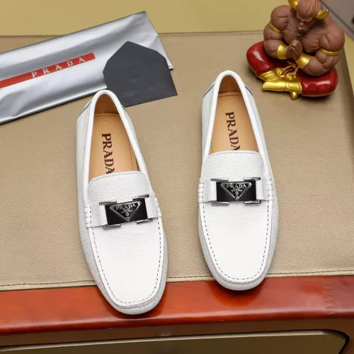 Cheap Prada Leather Shoes For Men #1330815 Replica Wholesale [$76.00 USD] [ITEM#1330815] on Replica Prada Leather Shoes