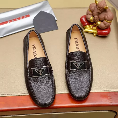 Cheap Prada Leather Shoes For Men #1330817 Replica Wholesale [$76.00 USD] [ITEM#1330817] on Replica Prada Leather Shoes