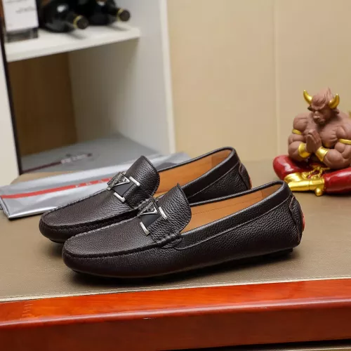 Cheap Prada Leather Shoes For Men #1330817 Replica Wholesale [$76.00 USD] [ITEM#1330817] on Replica Prada Leather Shoes