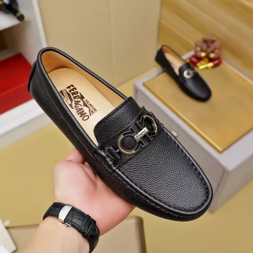 Cheap Salvatore Ferragamo Leather Shoes For Men #1330819 Replica Wholesale [$72.00 USD] [ITEM#1330819] on Replica Salvatore Ferragamo Leather Shoes