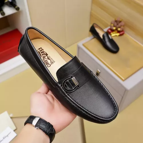 Cheap Salvatore Ferragamo Leather Shoes For Men #1330820 Replica Wholesale [$72.00 USD] [ITEM#1330820] on Replica Salvatore Ferragamo Leather Shoes