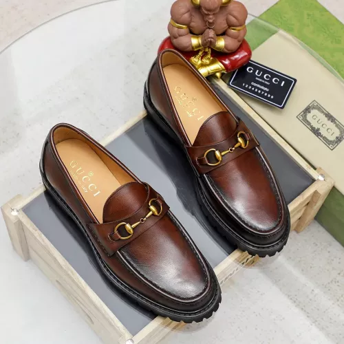 Cheap Gucci Oxfords Shoes For Men #1330822 Replica Wholesale [$85.00 USD] [ITEM#1330822] on Replica Gucci Oxfords Shoes
