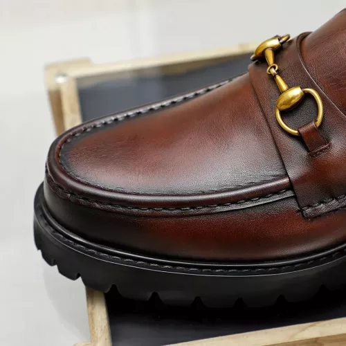 Cheap Gucci Oxfords Shoes For Men #1330822 Replica Wholesale [$85.00 USD] [ITEM#1330822] on Replica Gucci Oxfords Shoes