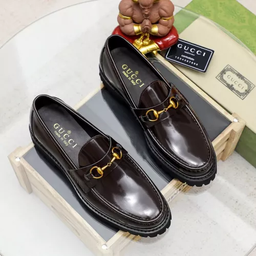 Cheap Gucci Oxfords Shoes For Men #1330823 Replica Wholesale [$85.00 USD] [ITEM#1330823] on Replica Gucci Oxfords Shoes