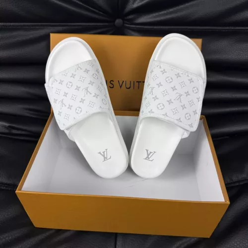 Cheap Louis Vuitton Slippers For Men #1330832 Replica Wholesale [$56.00 USD] [ITEM#1330832] on Replica Louis Vuitton Slippers