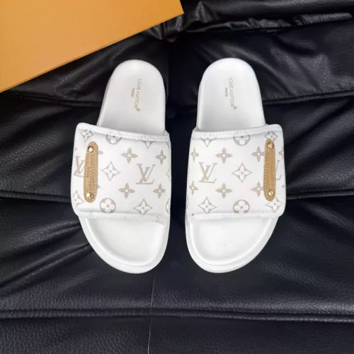 Cheap Louis Vuitton Slippers For Men #1330833 Replica Wholesale [$56.00 USD] [ITEM#1330833] on Replica Louis Vuitton Slippers